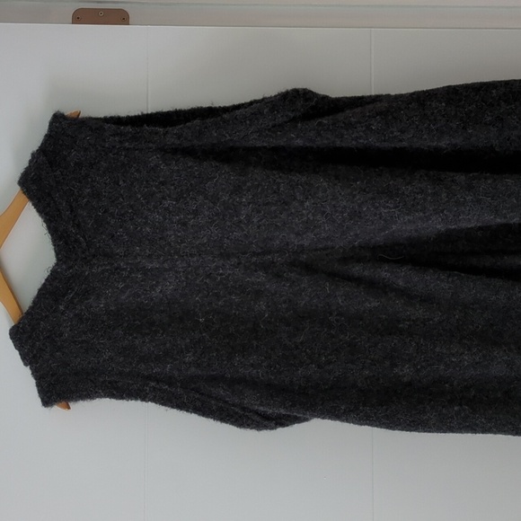 Free people Stand and Deliver sleeveless Oversized swing cape wool alpaca mix - Picture 9 of 12